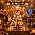 💯 Last day 49% OFF - 🎄Christmas Village Projection Centerpiece