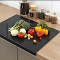 1pc Large Black High-Tenacity Cutting Board