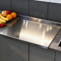 Food-Grade Stainless Steel Kneading Board & Countertop Splatter Guard
